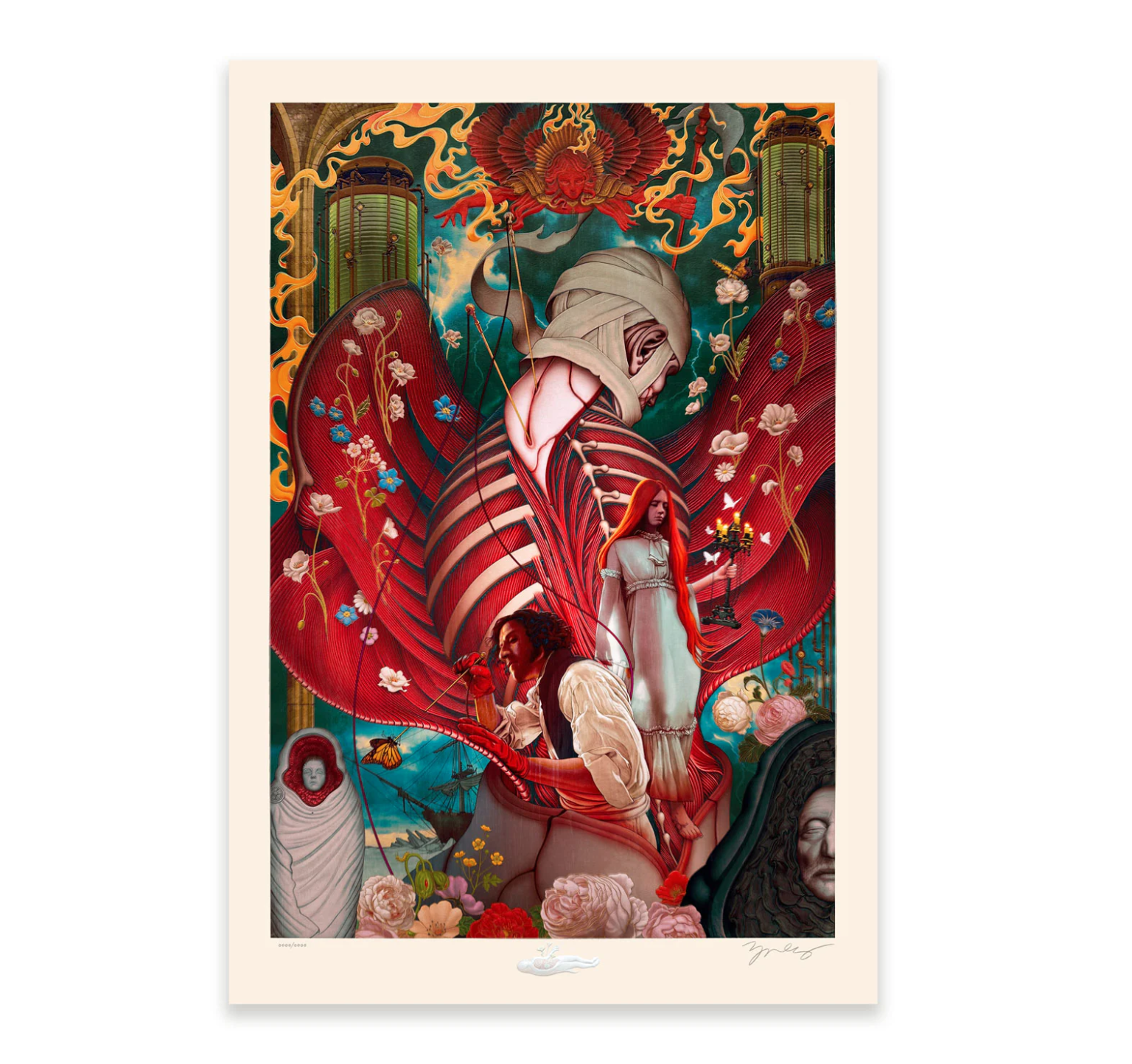 （真作）james jeanのtraveler アート Traveler limited edition print by James Jean - Dope! Gallery